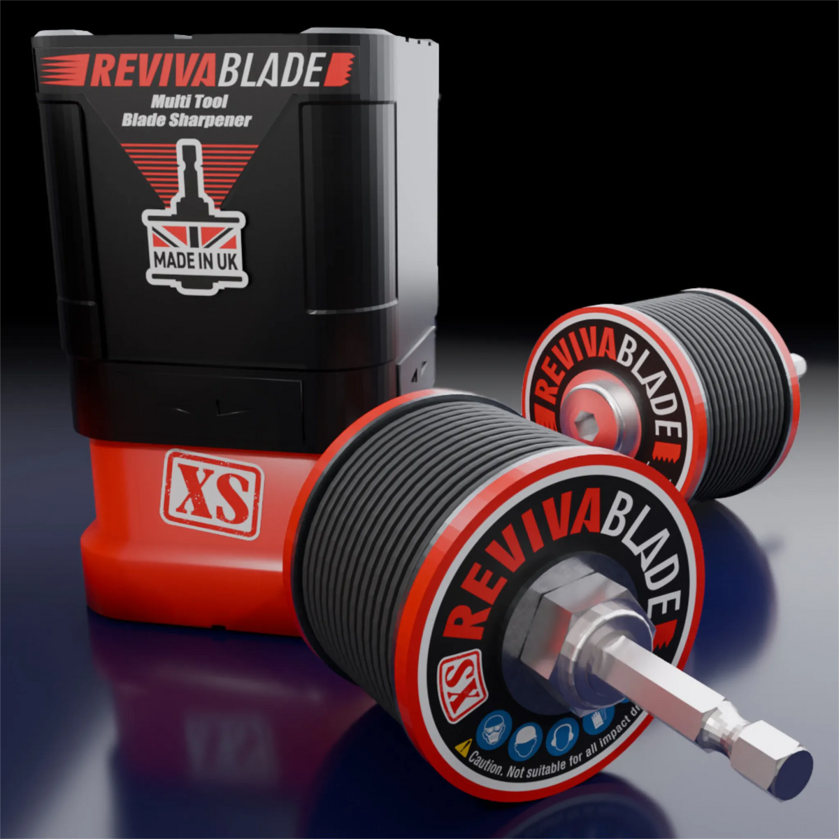 Revivablade® XS Compact Multi-Tool Blade Sharpener with Hex Arbor!