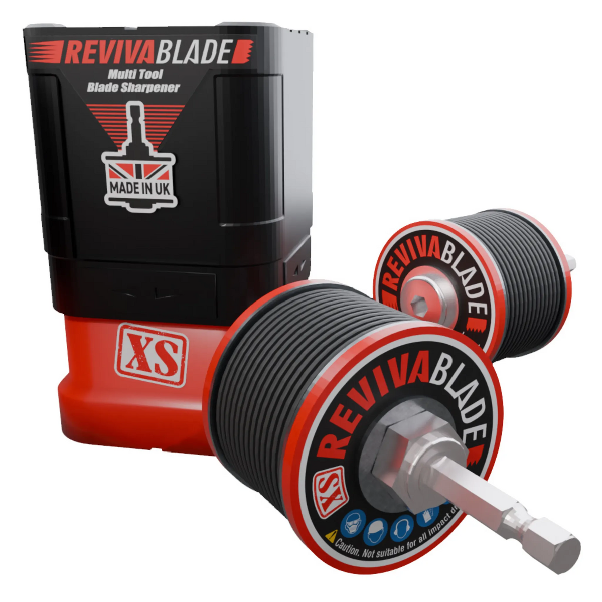 Revivablade® XS Compact Multi-Tool Blade Sharpener with Hex Arbor!