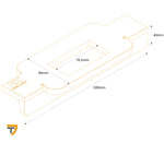 3 Inch / 76mm Hinge Jig Dimensions